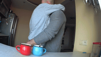 Fucks the girl in the kitchen Fucks the girl in the kitchen